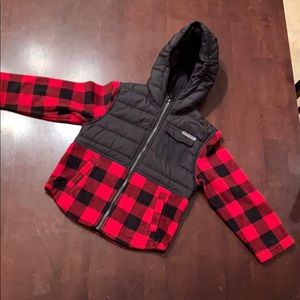 Boys 5t Buffalo Plaid Jacket